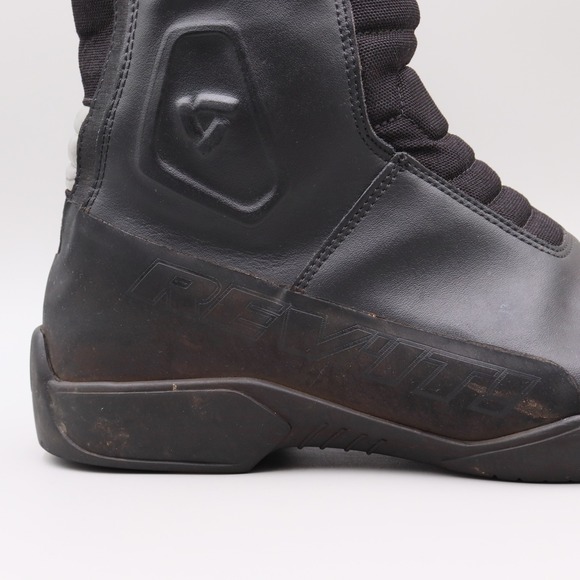 REV IT! Rival H2O Motorcycle Riding Boots Mens Sz 11.5 Black Waterproof Touring - Picture 2 of 10
